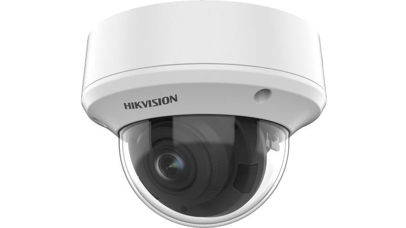 كاميرا مراقبة Turbo HD بدقة 5MP Dome بعدسة متغيرة بمحرك هيك فيجن DS-2CE5AH0T-AVPIT3ZF(C) - MadinaTaif