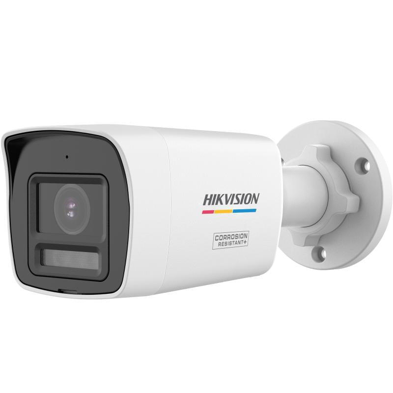 كاميرا مراقبة Turbo HD بدقة 8MP (4K) Bullet ملونة ColorVu مع ميكروفون هيك فيجن DS-2CE10UF3T-LSYE - MadinaTaif