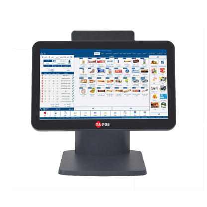شاشة كاشير لمس 15.6 بوصة مع Wi - Fi 5G - أداء سريع وتصميم أنيق TA - 1100 - MadinahTaif Store