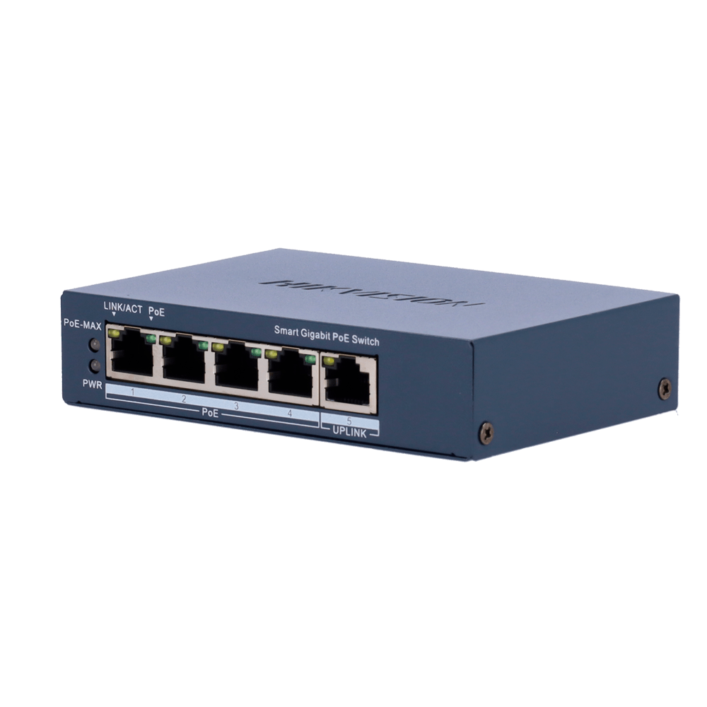 سويتش Hikvision DS-3E1505P-EI PoE - MadinaTaif