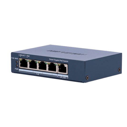 سويتش Hikvision DS-3E1505P-EI PoE - MadinaTaif