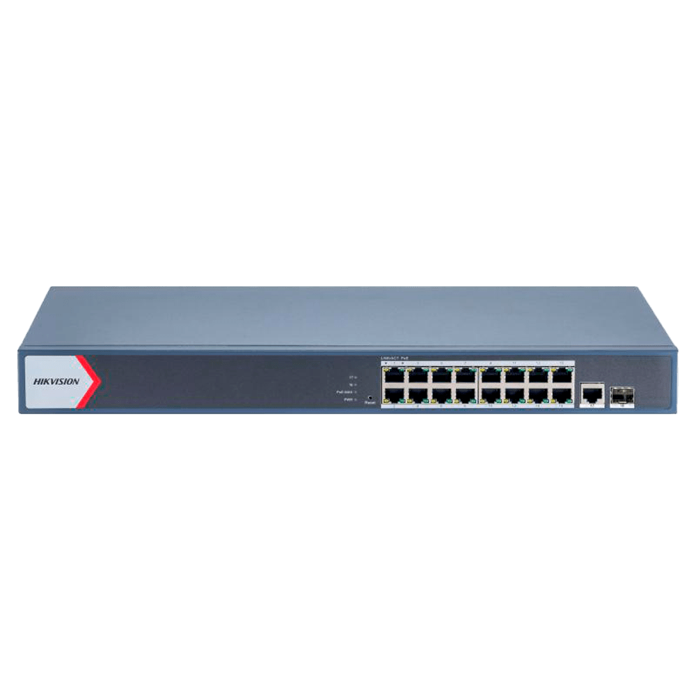 سويتش Hikvision DS-3E1518P-EI PoE - MadinaTaif