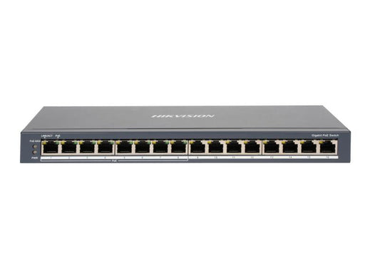 سويتش PoE هيك فيجن غير مُدار 8 منافذ Gigabit بقدرة 110 واط DS-3E0516P-O - MadinaTaif