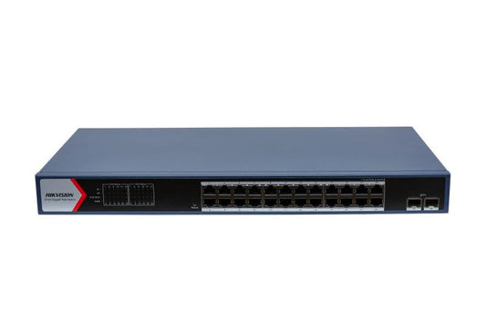 سويتش PoE هيك فيجن ذكي مُدار 24 منفذ Gigabit بقدرة 370 واط DS-3E1726HP-EI - MadinaTaif