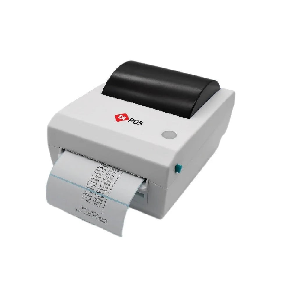 طابعه باركود حرارية طباعه ملصقات وبوليصات الشحن مع خاصية فصل الملصق الآلي TA - 108U - MadinahTaif Store